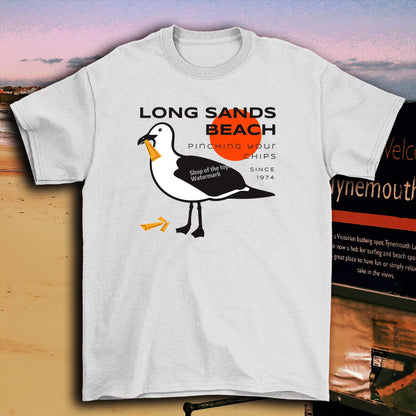 Long sand beach t-shirt