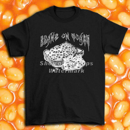 Baked beans on toast punk T-shirt