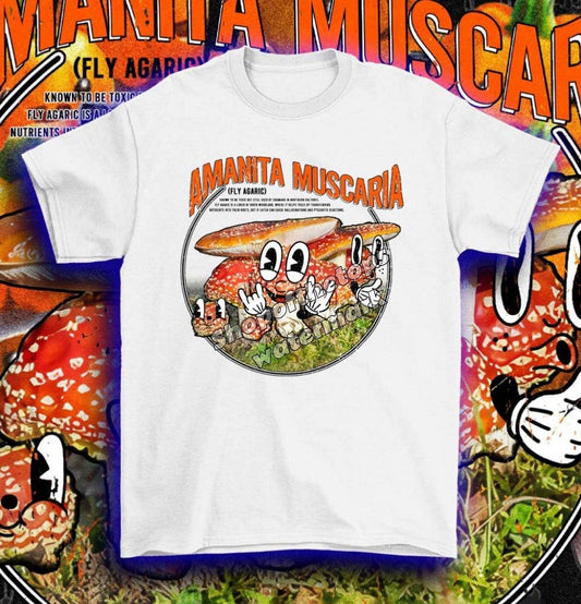 Amanita Shroom Trippy T-shirt