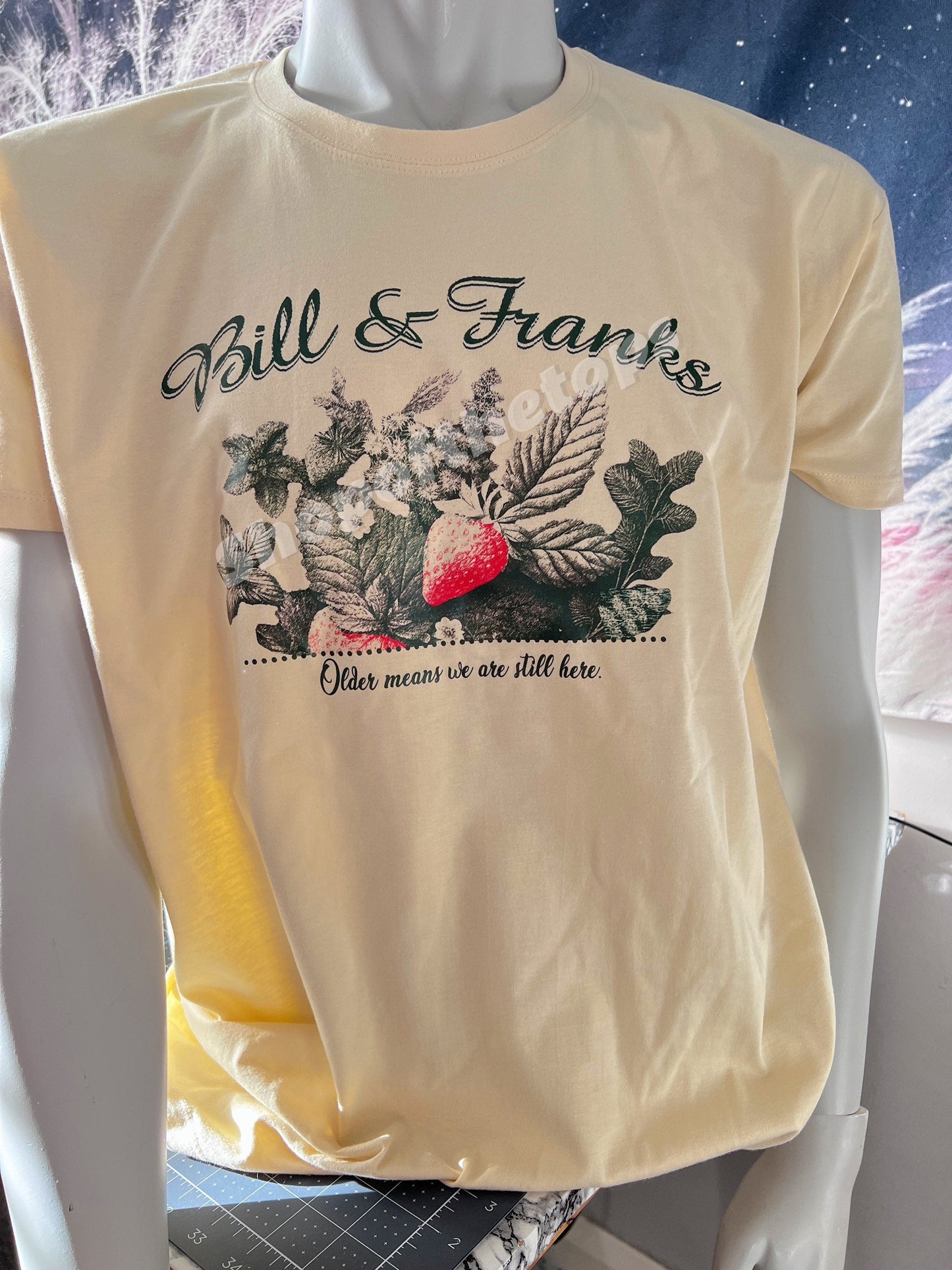 Bill and Frank Strawberry farm t-shirt