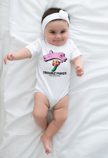 Cheeky trouble maker baby grow