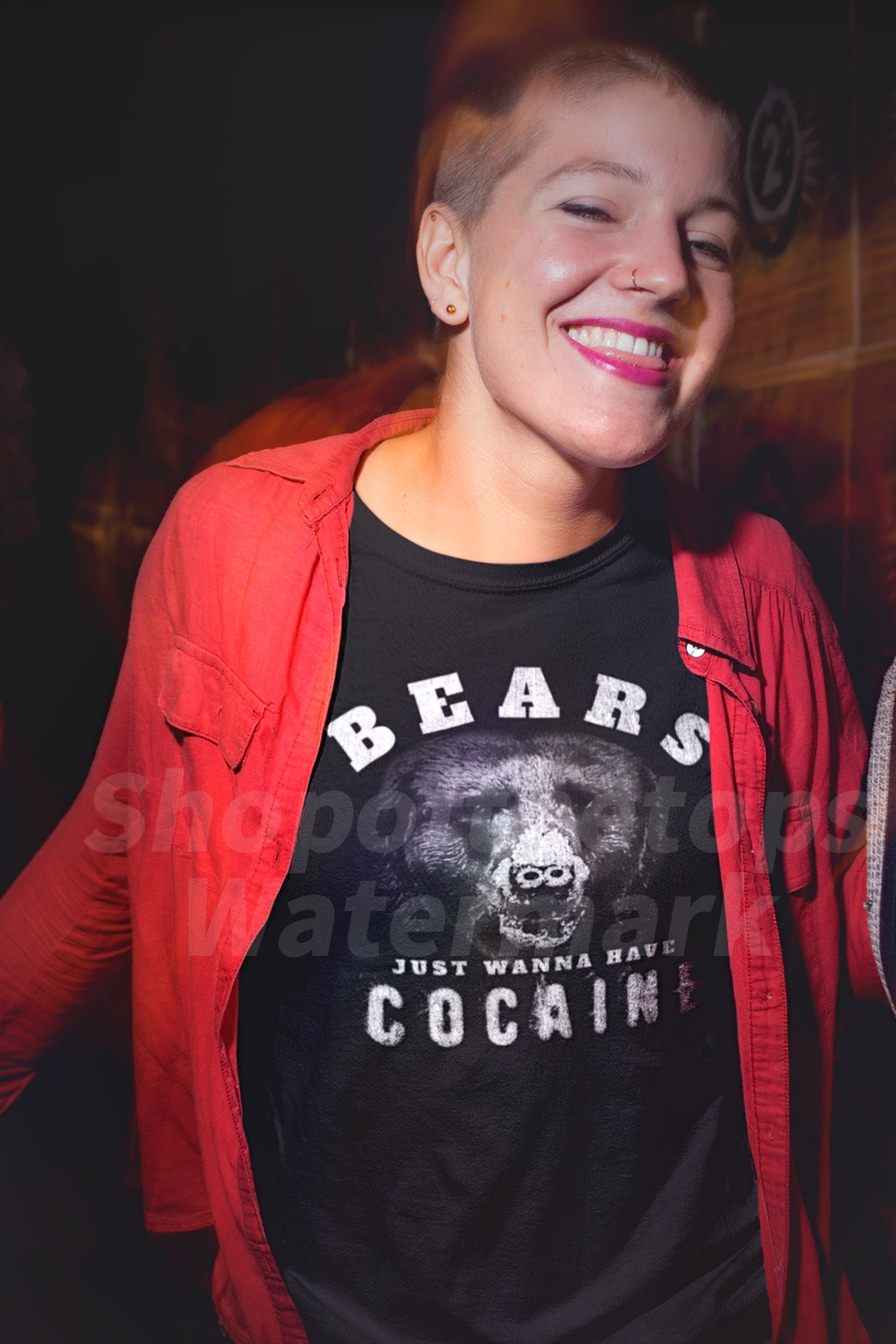 Cocaine Bear Inspired | Girls just wanna have fun shirt Shirts & Tops- Shop of the Tops