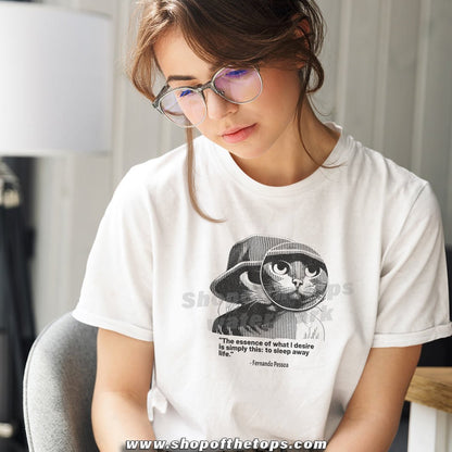 Fernando Pessoa Quotes T-Shirt Shirts & Tops- Shop of the Tops