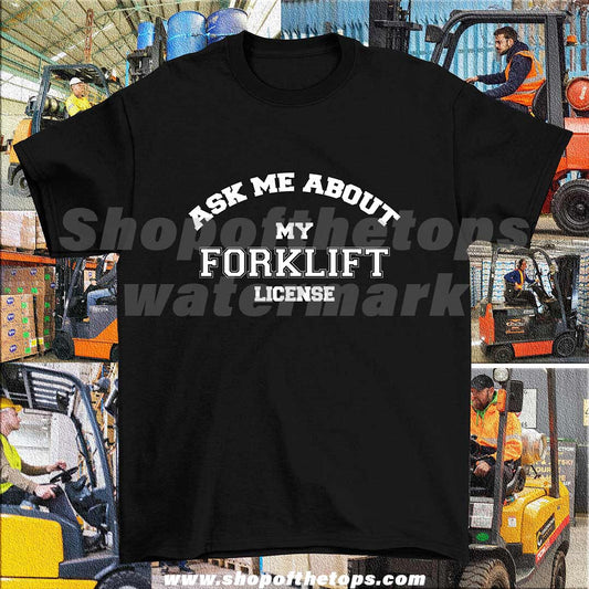 Forklift driver T-shirt Shirts & Tops- Shop of the Tops