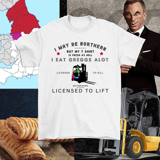 Geordie forklift driver T-shirt