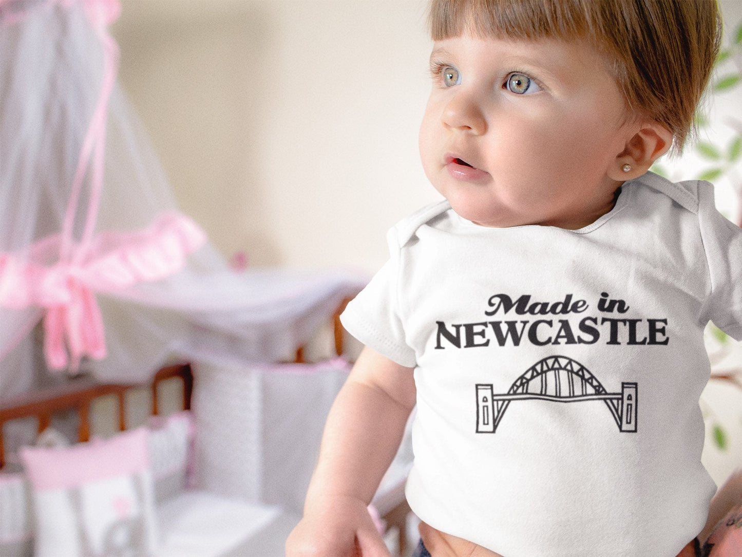 Made in Newcastle - Geordie Babies baby grow