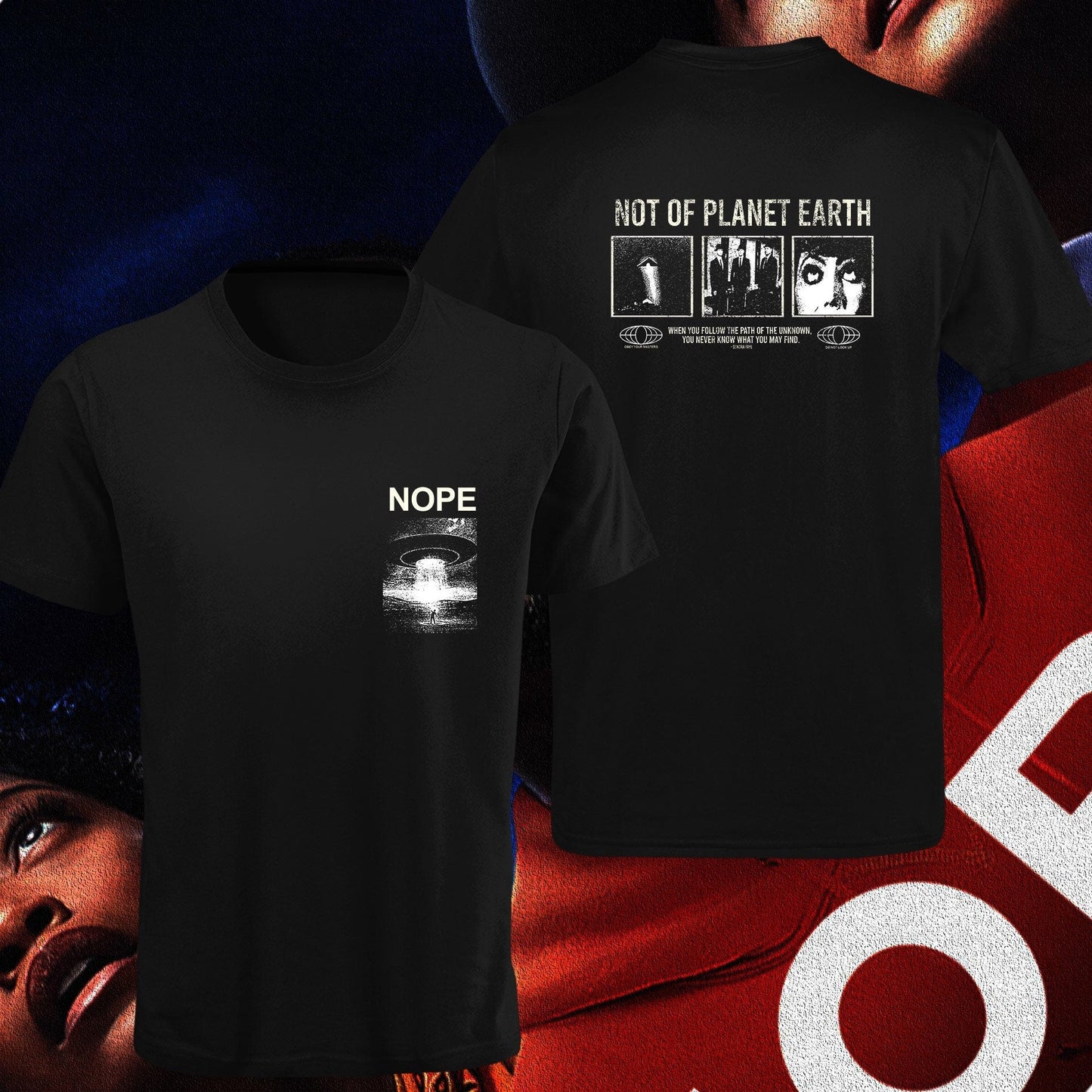 Nope alien T-shirt