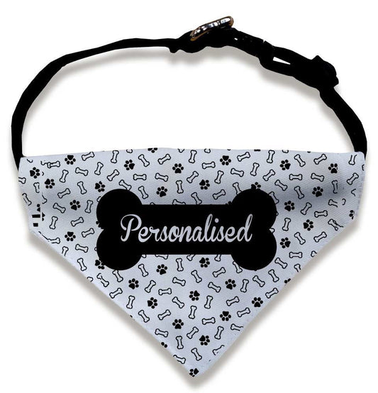 Personalised Dog Bone Bandana