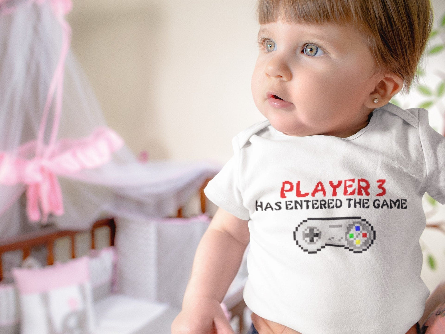 Player 3 gamer baby grow