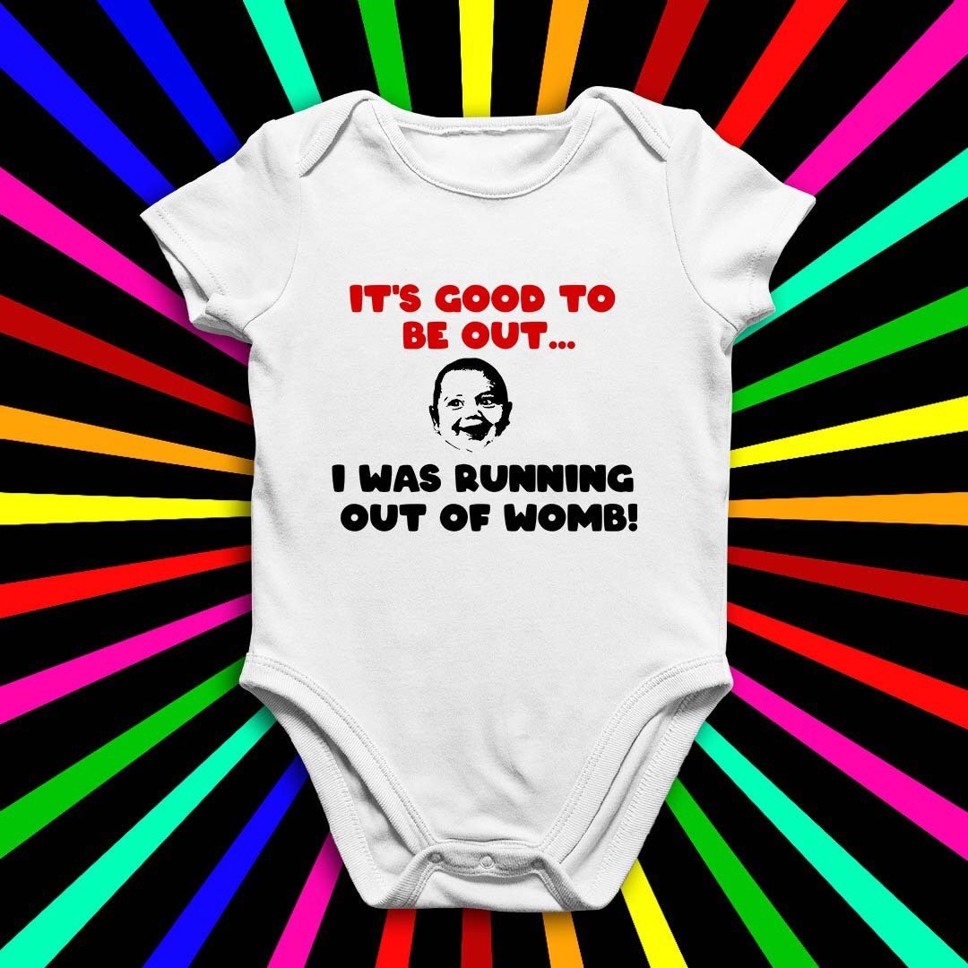 Running out of womb baby grow