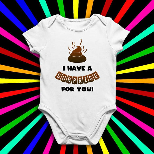 Surprise for you bodysuit babygrow