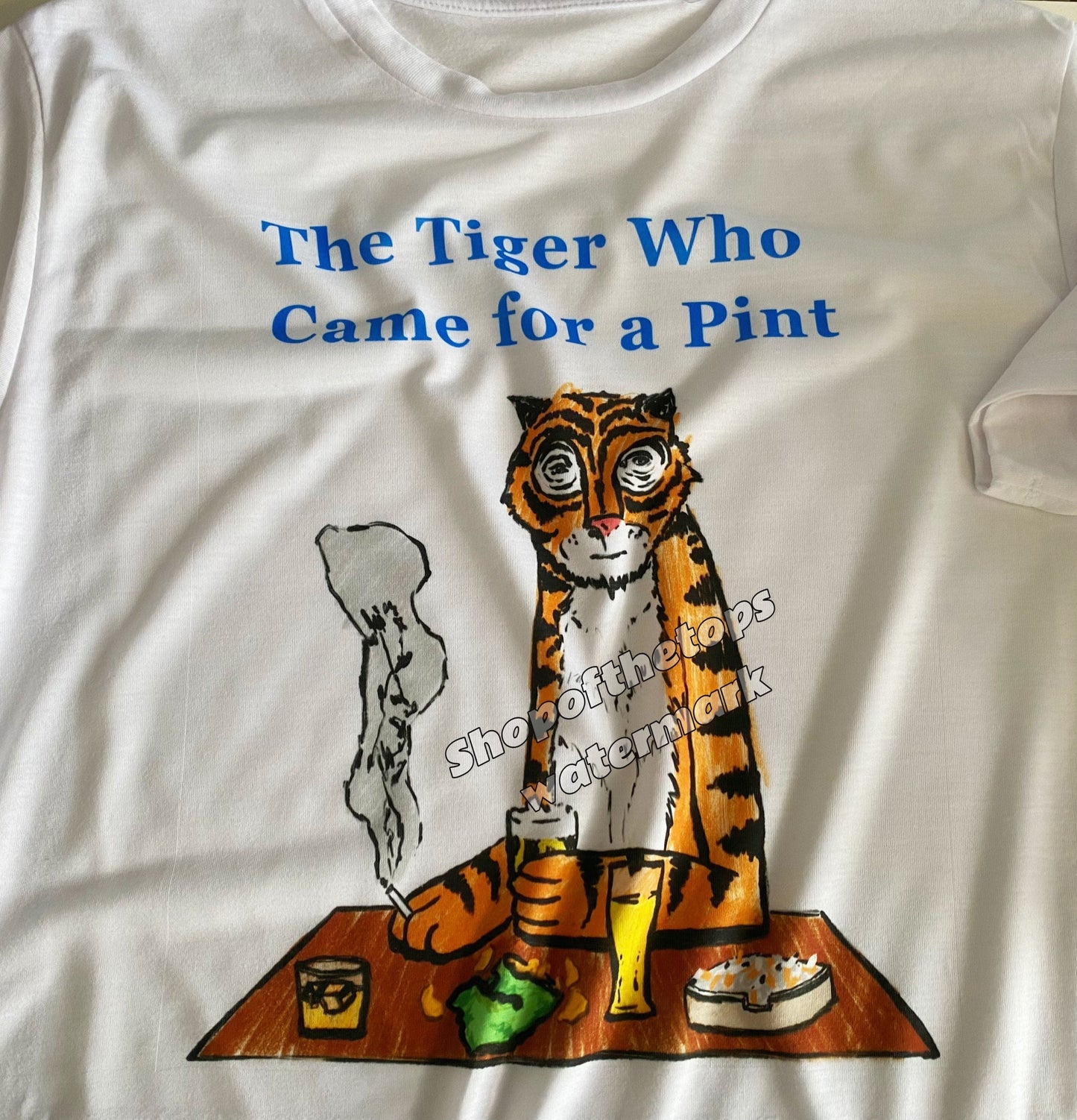 The tiger who came for pint T-shirt