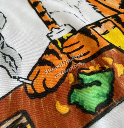 The tiger who came for pint T-shirt