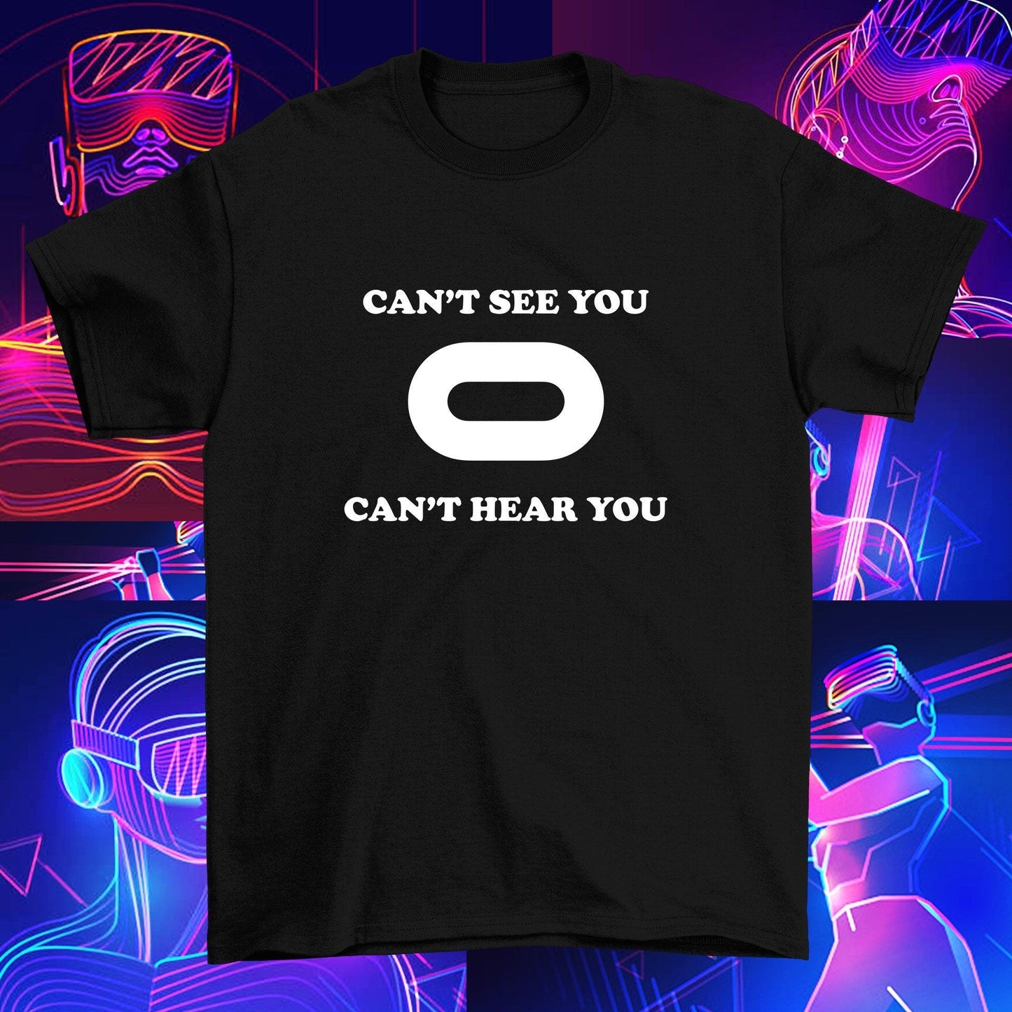 VR headset t-shirt gift